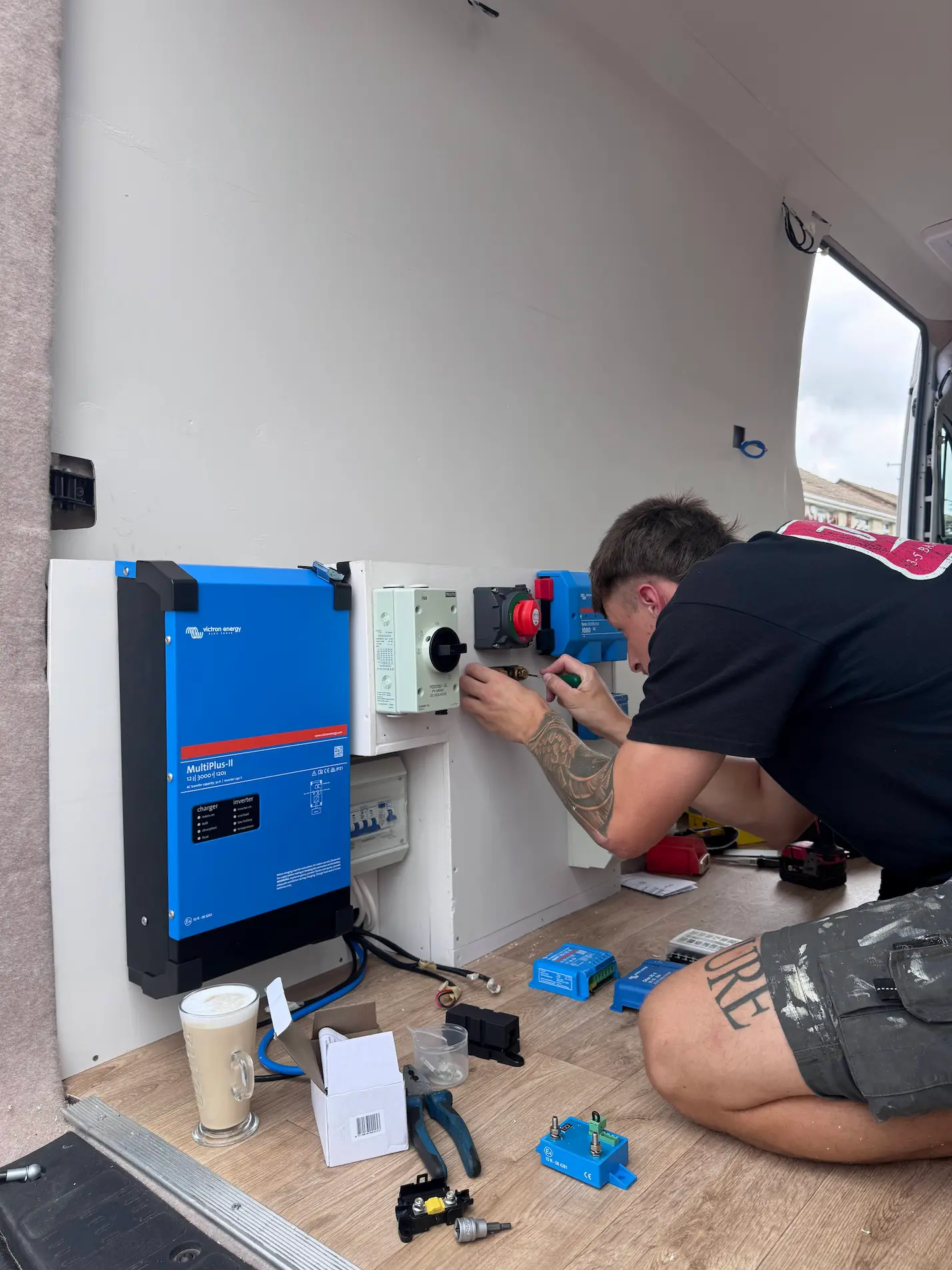 Installing Victron system in campervan