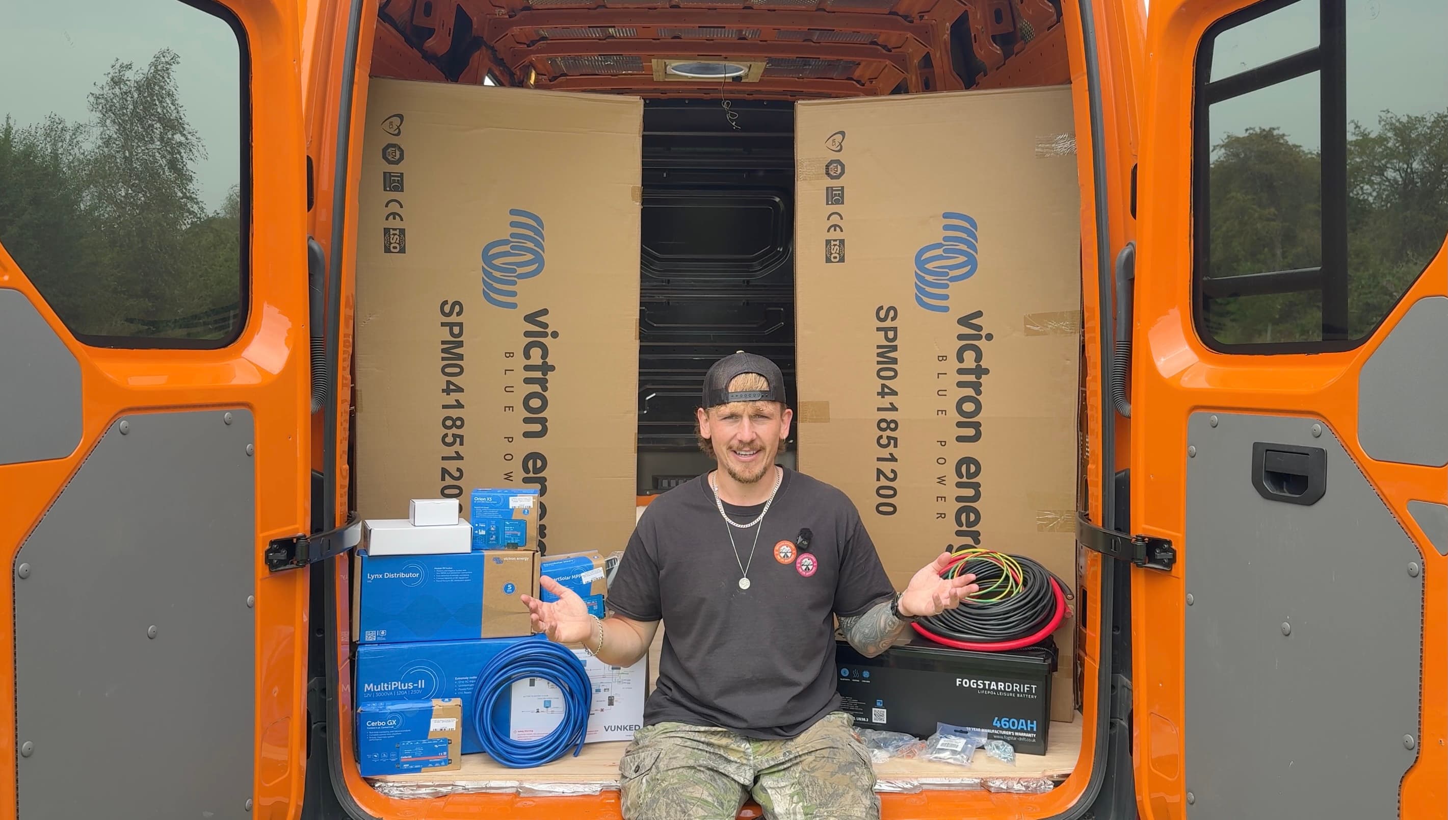 Unboxing a DIY campervan electrical kit