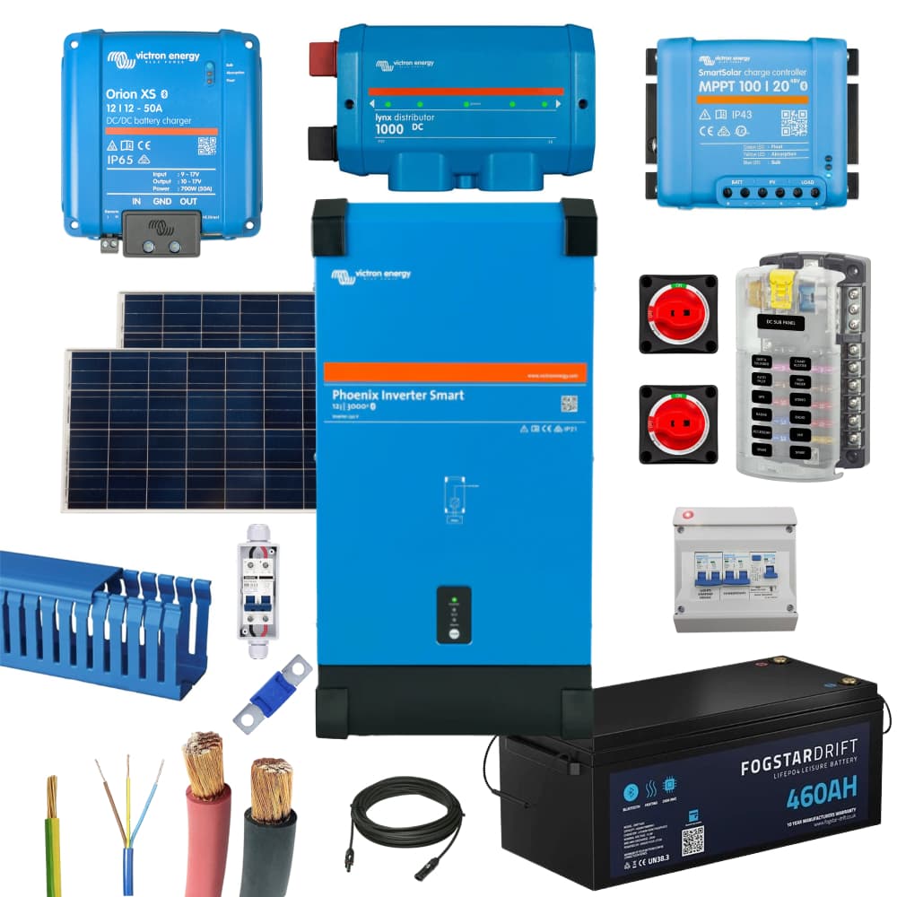 Off-grid Nomad Campervan Electrical System